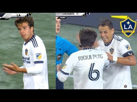 Riqui Puig 1st LA Galaxy Assist Highlights 28/08/2022