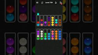 Ball Sort Color Water Puzzle Solution Level 709