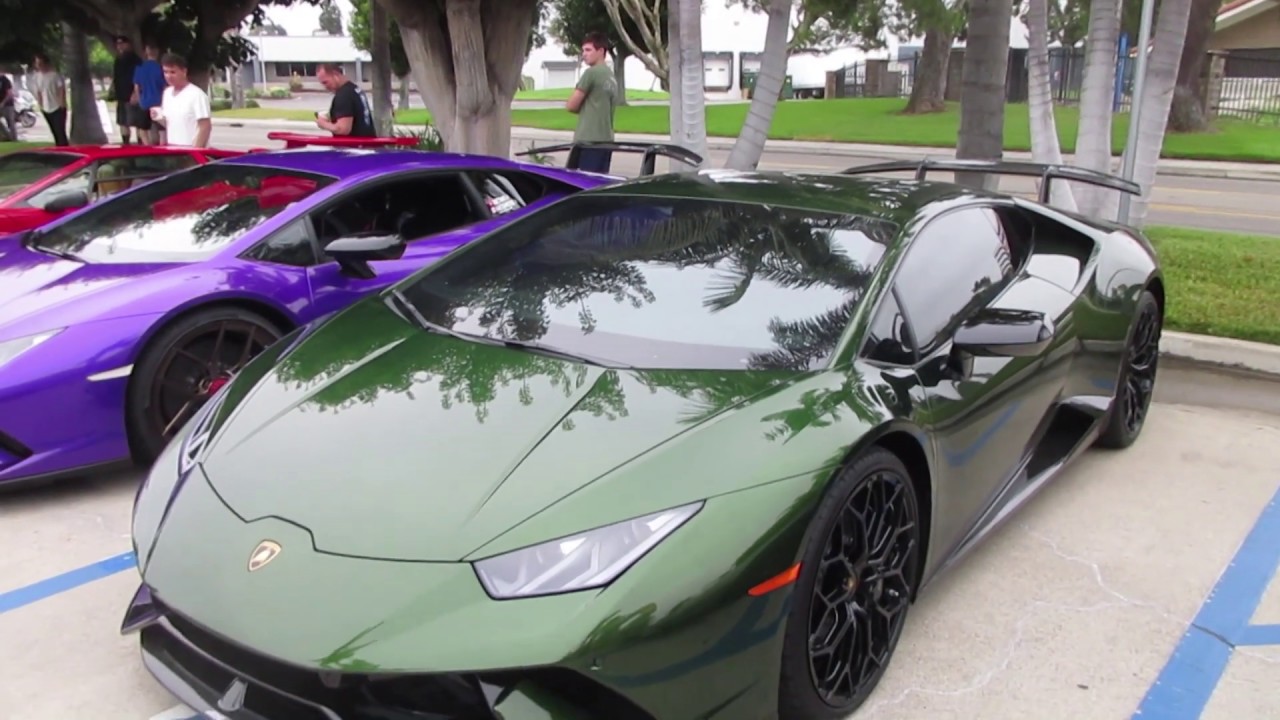 Dark Green Huracán Performante YouTube
