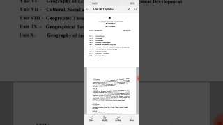 UGC NET Geography 2nd paper syllabus 🌍📄