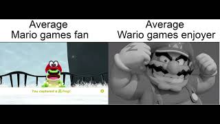 Average Mario games fan VS Average Wario games enjoyer