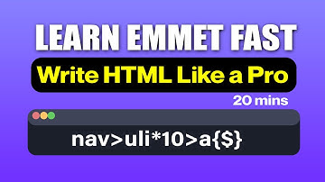 Learn Emmet In 20 Minutes - Double Your HTML Coding Speed | Learn Emmet in Tamil