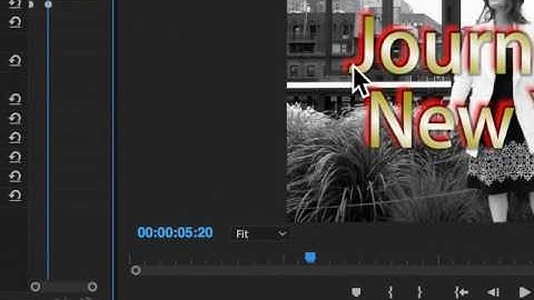Premiere Pro CC Adding a Drop Shadow