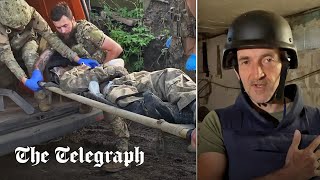 video: The Ukrainian medics who care for Russian wounded on the front line