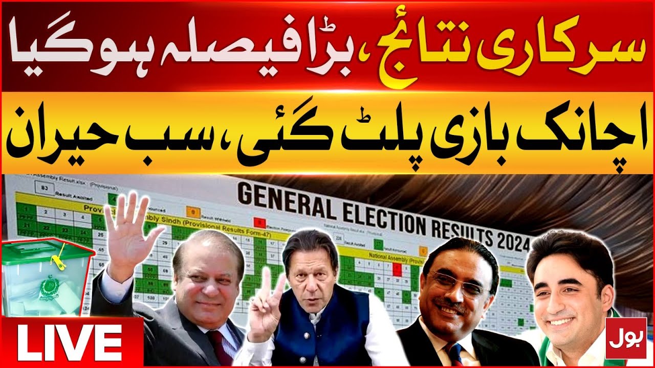 🔴Live General Elections 2024 Final Result Election Results Latest