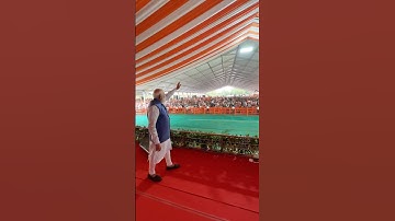 Euphoric atmosphere at PM Modi’s Nawada rally... NDA looks to sweep Bihar! | #shorts