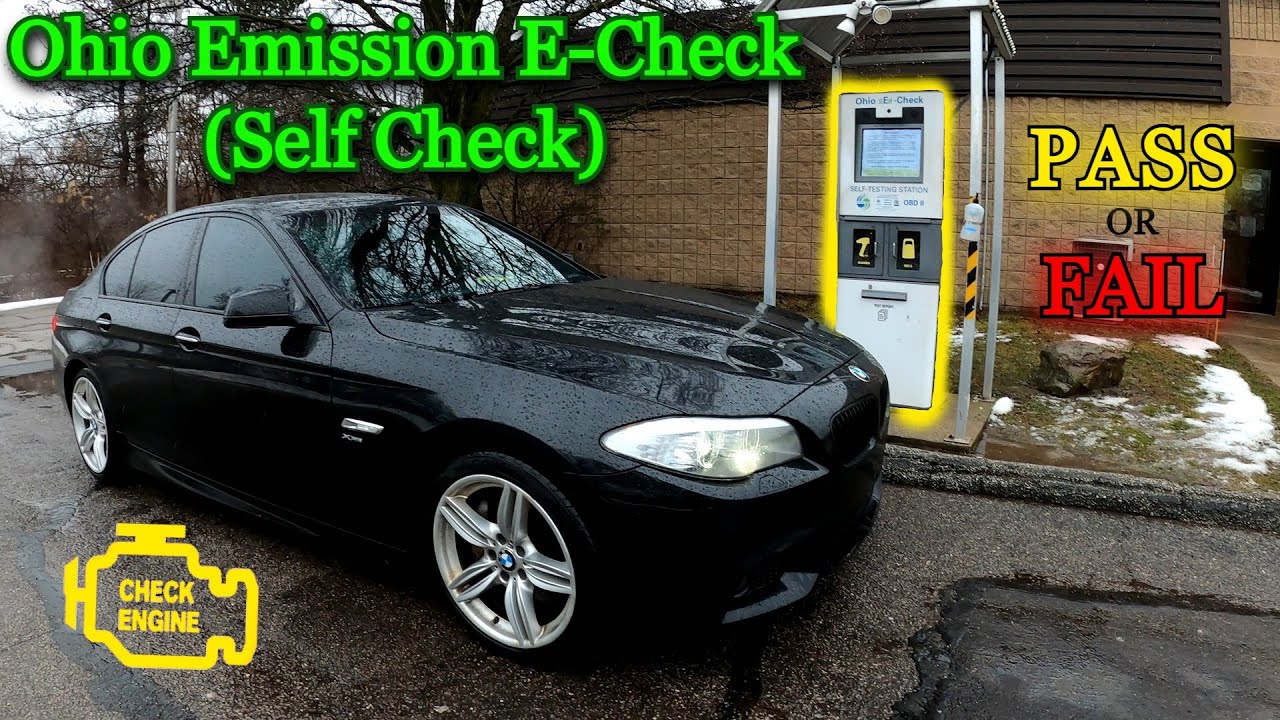 Ohio Emissions Echeck (Self Check) on my BMW 535xi Headlight