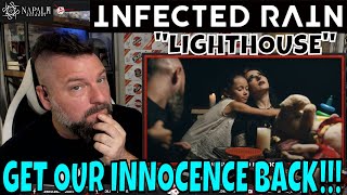 INFECTED RAIN - LIGHTHOUSE (Official Video) OLDSKULENERD REACTION