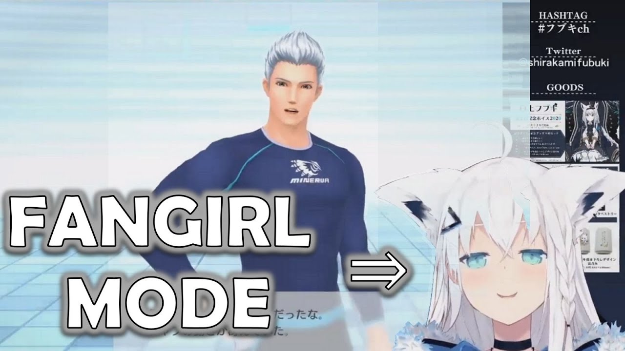 Fubuki Totally Fangirling for this Fit Boxing Trainer!【HOLOLIVE】【ENG SUB】