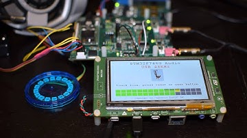 STM32F7 Discovery Audio Sound, VU Meter on external I2S DAC