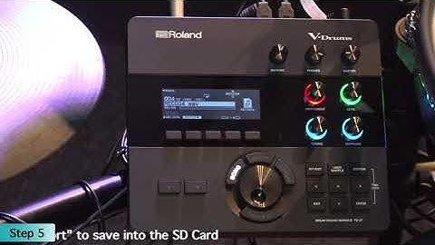 Recording into SD Card with ROLAND TD-27 Module
