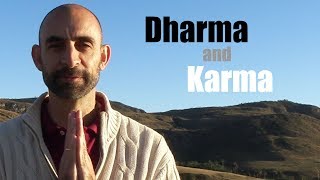 relation entre le karma et le dharma