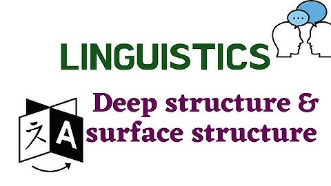 Linguistics Deep structure and Surface Structure in malayalam