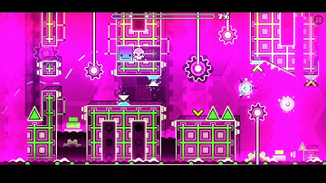 Just Processing by JustBasic (Medium Demon) 100% + 3 coins - Geometry Dash 2.1