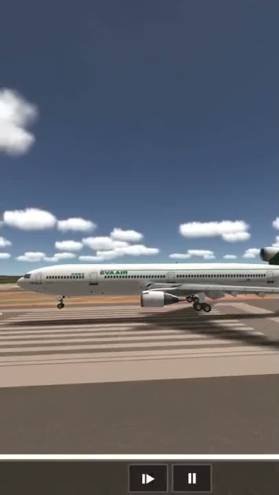 Eva Air MD11 landing