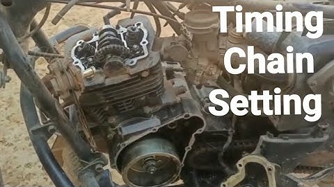 Apache RTR-TVS Timing Chain Setting timig chain Replacement