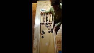 David Dow - Sjoelen Instructional Video: stacking the pucks and scoring