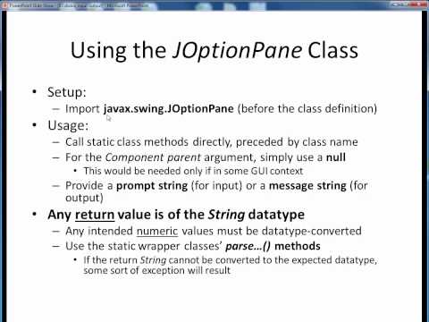 IO dialog input output