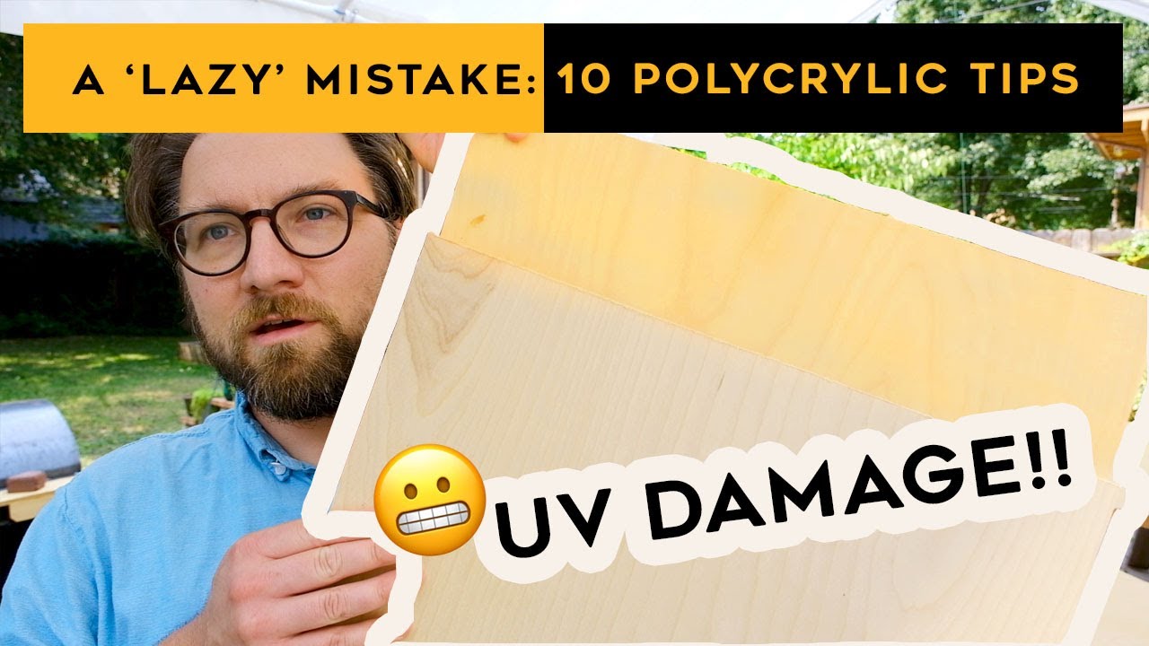 10 TIPS FOR SPRAYING POLYCRYLIC / A 'LAZY' MISTAKE