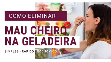 O que fazer para tirar o fedor da geladeira?