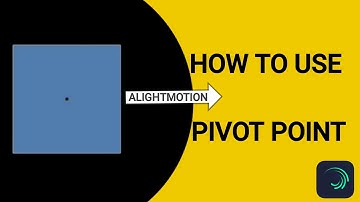 PIVOT POINT OR ANCHOR POINT IN ALIGHT MOTION || Alight Motion Tutorial || part:- 4