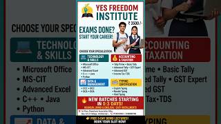 🔥 All Courses Available at YES Freedom Institute | Admissions Open 2026