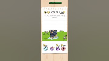 BRAIN TEST LEVEL 198 WALKTHROUGH WITH COMMENTARY