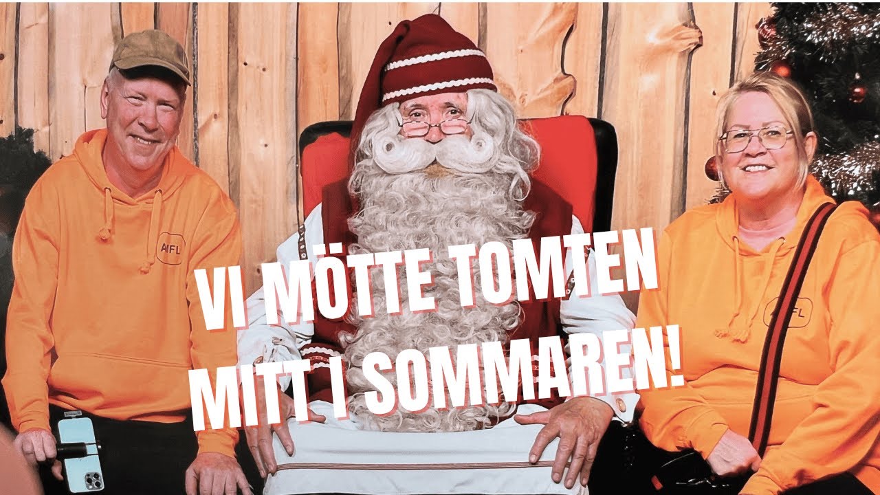 Det här hade vi ALDRIG trott - träffade jultomten!