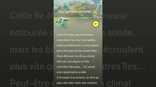 Souvenir vocal de Rauru n°31: Une forteresse en ruines #zelda #zeldatotk ##nintendoswitch2