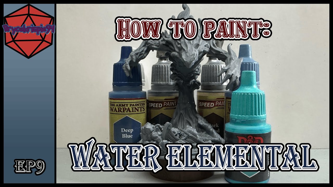 How To Paint: Water Elemental - YouTube