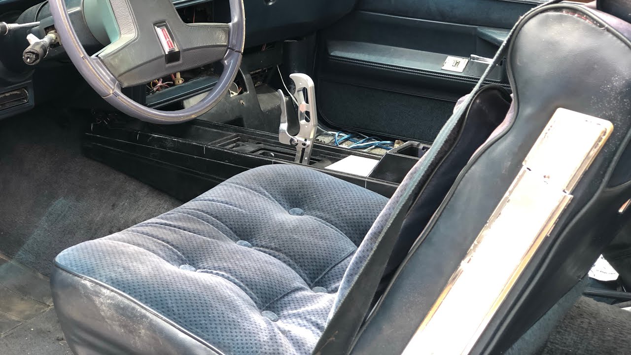 LS SWAP 1987 cutlass floor shift conversion Prt.1 Of 2 YouTube