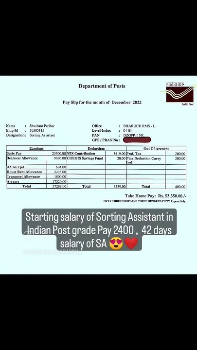 sorting-assistant-2400-grade-pay-42-days-salary-slip-indianpost