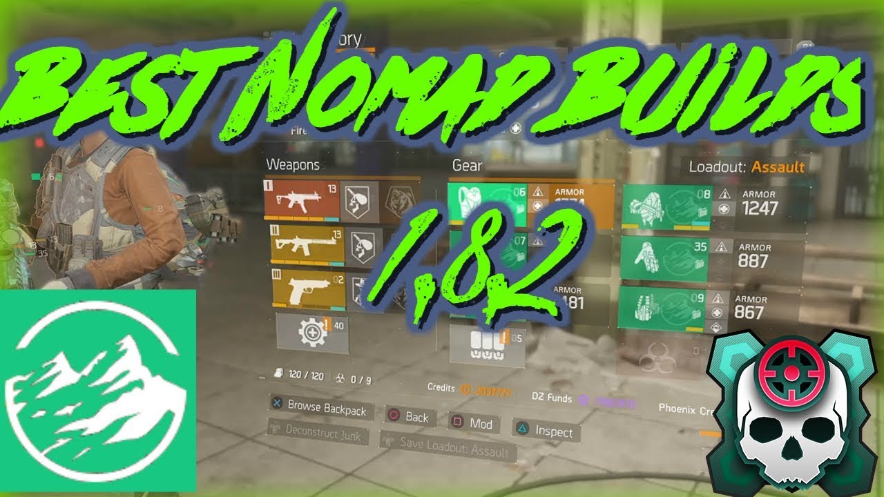 Best Nomad pvp builds 1.8.2(The division) - YouTube