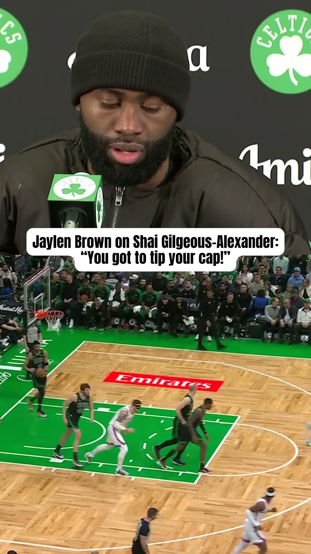 Jaylen Brown gives SGA his flowers ?
