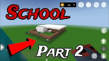 School Part 2 in mini block Craft #kbcraft #survival