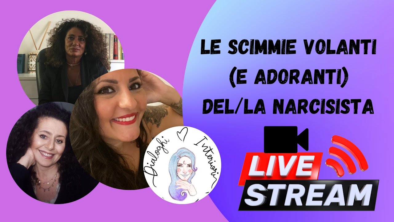 Le scimmie volanti (e adoranti) del/la narcisista - Narcisismo |Dialoghi interiori