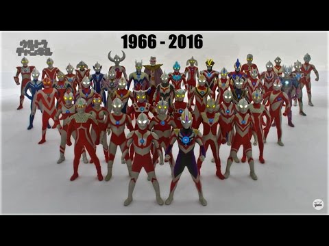 All Ultraman Transformations (1966-2016)
