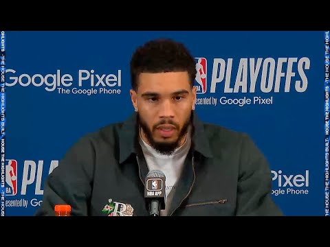 Jayson Tatum Talks Game 1 Loss vs 76ers, Postgame Interview