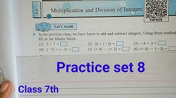 Practice set 8 class 7th maths