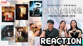 [REACTION] CHANGE2561 ORIGINAL “CHANGING” PROJECTS LINEUP 2024 | แสนดีมีสุข Channel​​​​