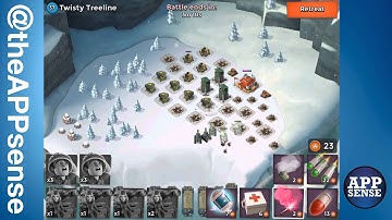 Twisty Treeline (37) Single Player Island - Boom Beach Walkthrough