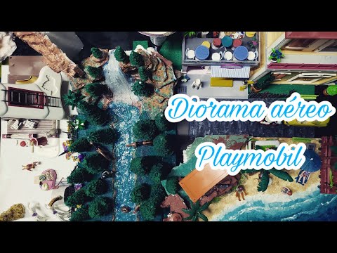 Diorama drone playmobil