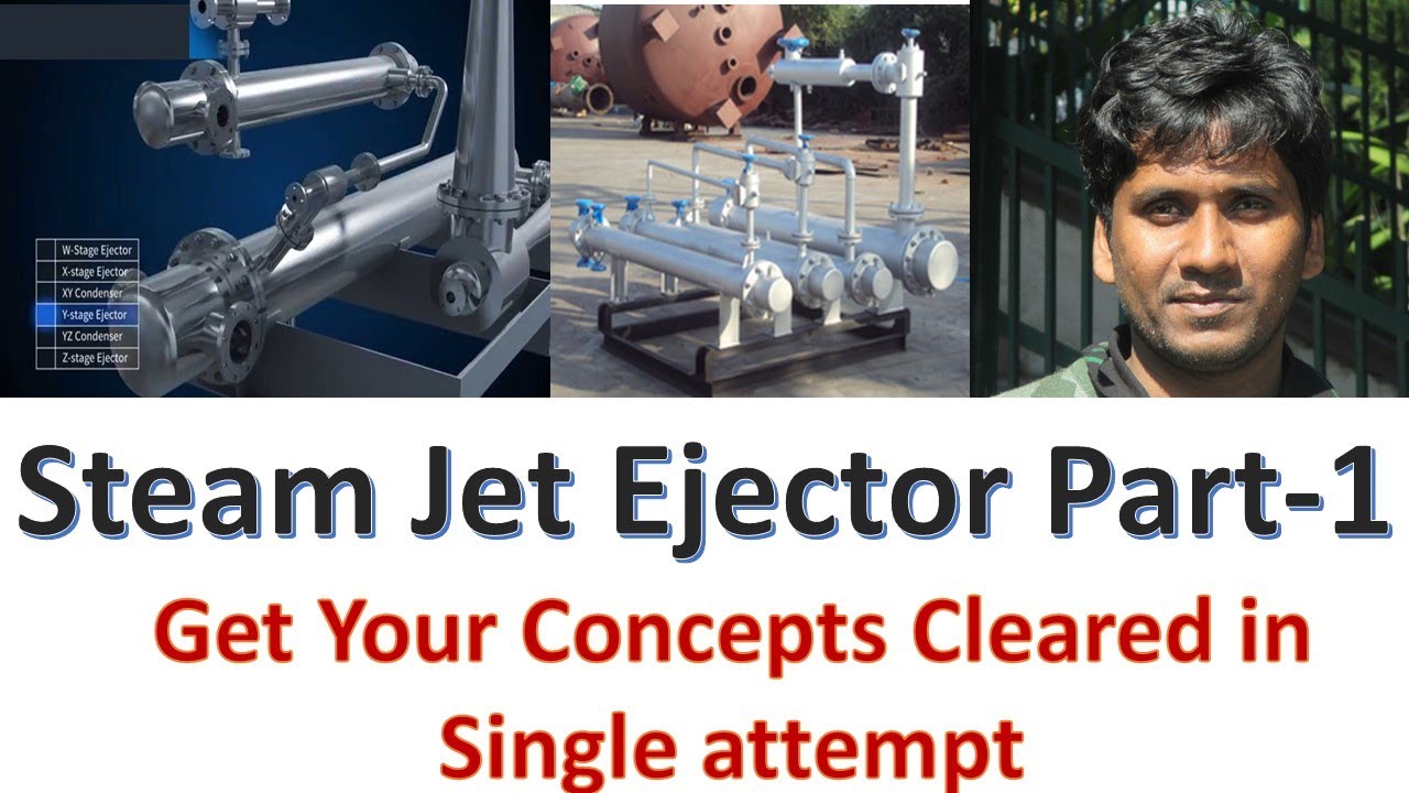 Steam jet ejector Steam ejector Working principle Basics