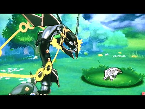 ポケモンオメガルビー 色違いメガレックウザ 専用技ガリョウテンセイ メガ進化色違い Shiny Mega Rayquaza Pokemon Omega Ruby Alpha Sapphire伝説 Youtube