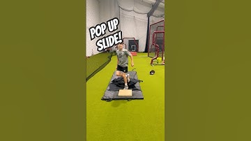 Pop up! #sliding #intotheweekend #subscribe #baseball#softball #contentcreator