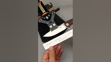 Convex Edge Sharpening 🔪 Hapstone RS ULTRA + Pocket Knife #asmr