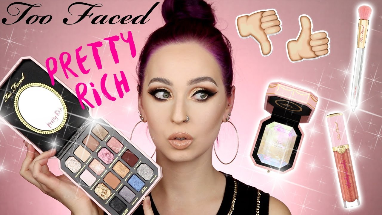 TOO FACED Pretty Rich Collection | Tuto, Swatches & Revue