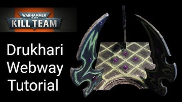How To Make A DRUKHARI/ DARK ELDAR Webway Gate!  40K & Kill Team Terrain Tutorial.