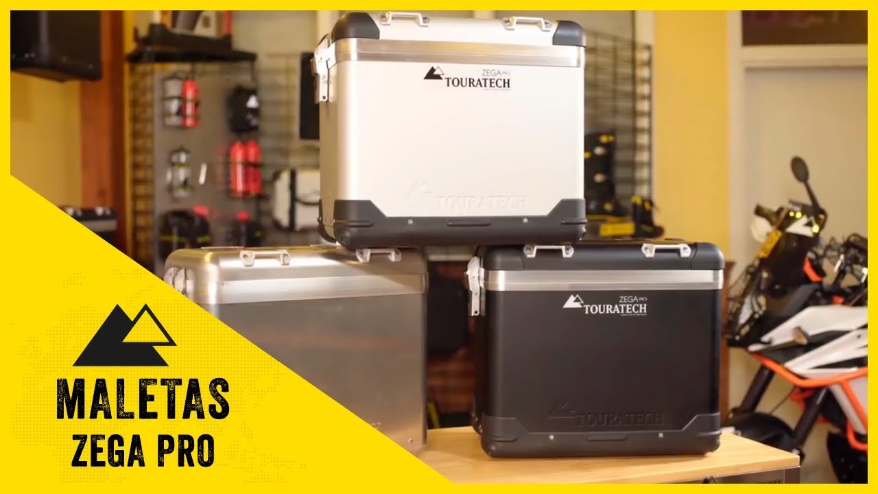 Maletas Touratech Zega Pro: La perfecta para el equipaje de tu moto - YouTube
