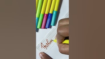 Cursive Handwriting  | Writing A, For Anshuman | Anshuman Name Status